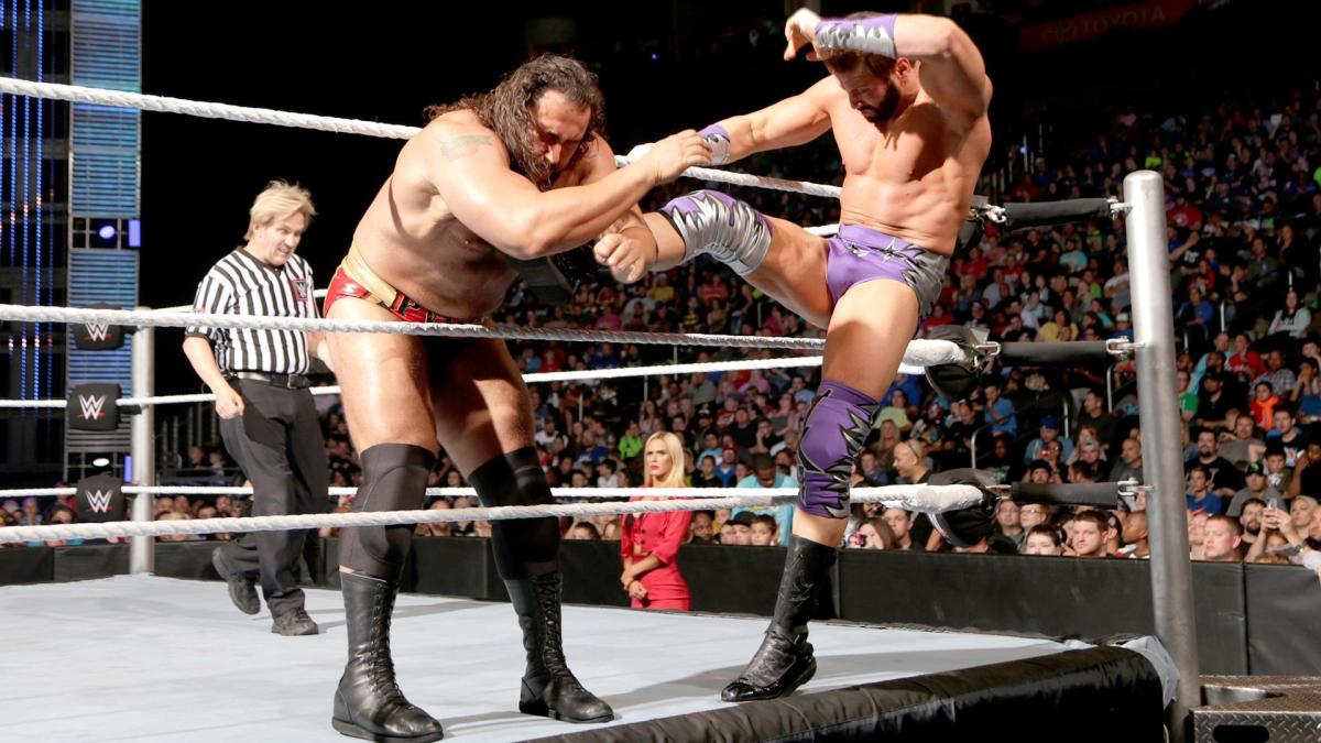 Wwe Ruse روسيف يواجه زاك رايدر - سماكداون 5 مايو 2016 | WWE